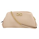【GWスペシャルP5倍★5/6まで!さらに最大5,000円OFFクーポン対象】フェラガモ ショルダーバッグ FERRAGAMO ガンチーニ 220334 755088レディース ベージュ ピンクベージュ(4)