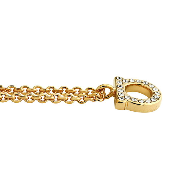 フェラガモ ネックレス FERRAGAMO ガンチーニ 760131 696654 レディース ゴールド ...