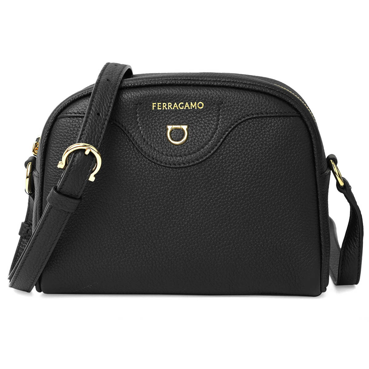 フェラガモ ショルダーバッグ FERRAGAMO ガンチーニ 218372 772305 レディース ブ...