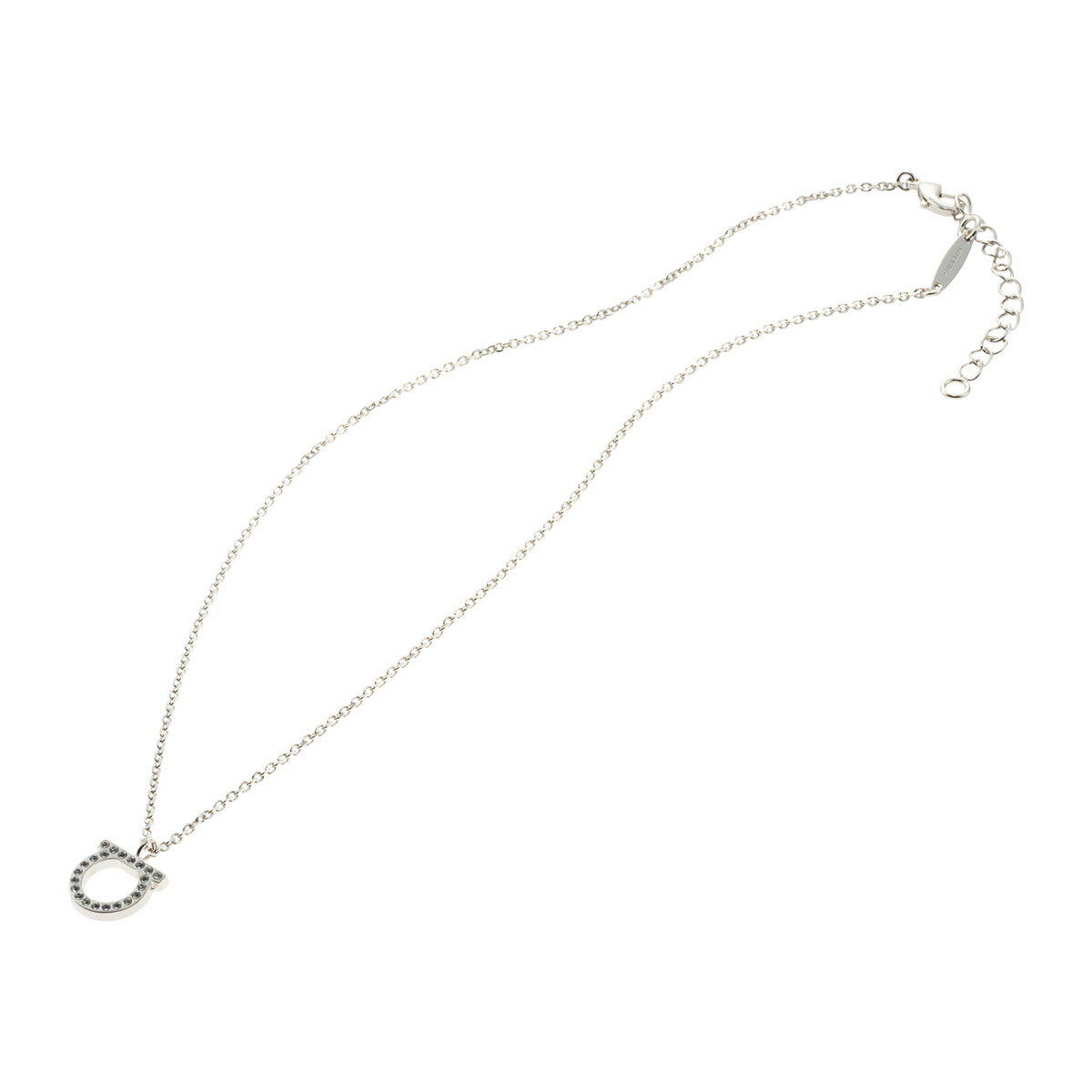 フェラガモ ネックレス FERRAGAMO ガンチーニ 760132 696657 レディース シルバー ...