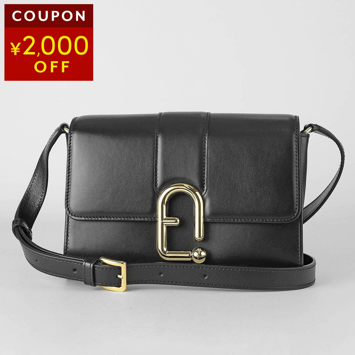 Furla - フルラ ショルダーバッグ FURLA ヌヴォラ WB01683-BX3346-O6000-1-007 レディース ブラック 黒【1万円で1,000円OFF★最大5,000円OFFクーポン配布中】