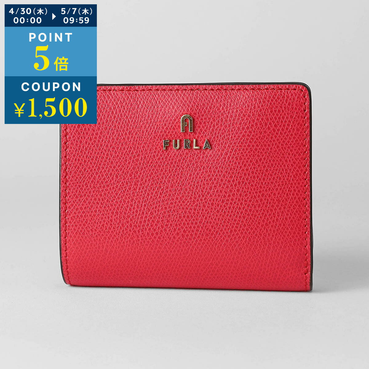 Furla - フルラ 2つ折り財布 FURLA カメリア WP00307 ARE000 4305S 1 007 レディース レッド 赤【1万円で1,000円OFF★最大5,000円OFFクーポン配布中】