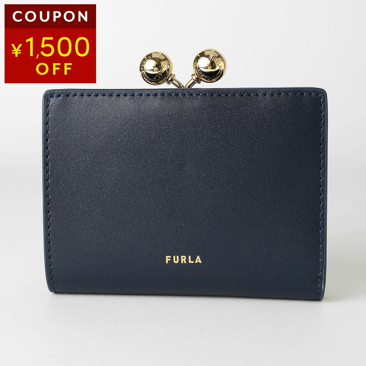 【訳ありアウトレット】フルラ 2つ折り財布 FURLA ドッツ WP00541 BX3104 4533S 1 007 31 レディース ブルー 青