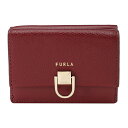 フルラ 革財布 レディース 【max5000円引きクーポン4/2 14:00まで】フルラ 3つ折り財布 FURLA ミス ミミ WP00064 A.0295 CGQ00 1007 レディース ダークレッド 赤