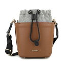 【max5000円引きクーポン4/2 14:00まで】フルラ ショルダーバッグ FURLA ヴェルティージネ WB00332 BX0006 GHN00 1 007 レディース ブラウン 茶 ブラック 黒