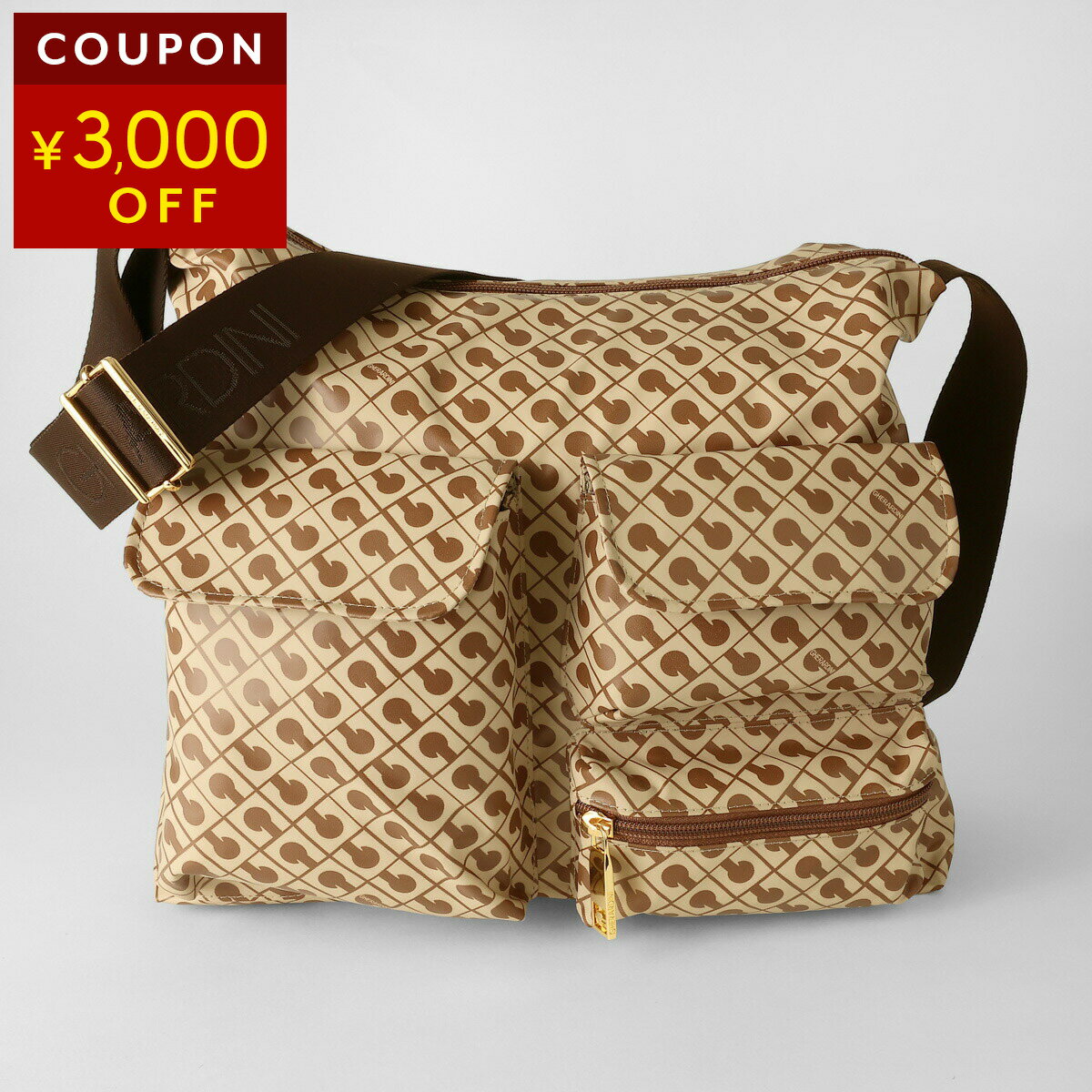 ゲラルディーニ ショルダーバッグ GHERARDINI ソフティ GH0332 TABACCO/BURRO レディース ブラウン 茶色【P5倍2/4 20:00～2/5 23:59まで!さらに3,000円OFF★決算クーポン】