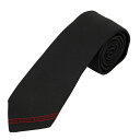 【最大3000円OFFクーポン★5/17(月)14:00まで】ジバンシイ ネクタイ GIVENCHY J2858 2 ブランド小物 シルク SILK ナロータイ メンズ BLACK(ブラック)/RED(レッド) ブラック/レッド【 送料無料】