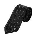 【10%OFF楽天スーパーSALE対象】ジバンシイ ネクタイ GIVENCHY J3031 2 ブランド小物 シルク SILK ナロータイ メンズ BLACK(ブラック)/WHITE(ホワイト) ブラック/ホワイト【 送料無料】【当店通常価格 11000円】