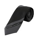 【最大3000円OFFクーポン★5/17(月)14:00まで】ジバンシイ ネクタイ GIVENCHY J3052 4 ブランド小物 シルク SILK ナロータイ メンズ BLACK(ブラック)/GREY(グレー) ブラック/グレー【 送料無料】