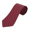 【P5倍8/15限定★さらに1,000円OFFクーポン配布中】グッチ ネクタイ GUCCI GGパターン 456520 4B002 6172 メンズ レッド 赤