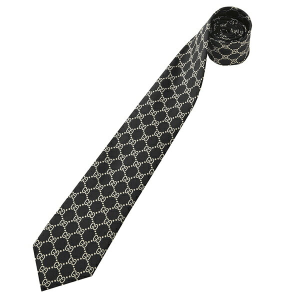 グッチ ネクタイ GUCCI GGパターン 499695 4B002 1079 メンズ ブラック 黒【1,500円OFF★決算クーポン】 2