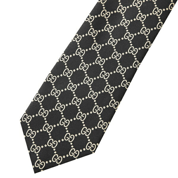 グッチ ネクタイ GUCCI GGパターン 499695 4B002 1079 メンズ ブラック 黒【1,500円OFF★決算クーポン】 3