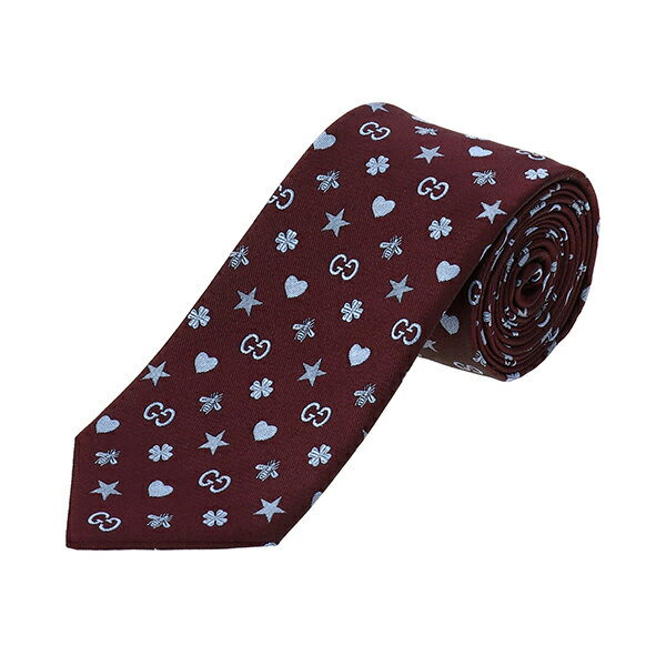 グッチ ネクタイ GUCCI シンボルズ モチーフ シルク タイ 545834 4E017 6169 ...