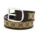 グッチ ベルト GUCCI GGキャンバス 449716 KY9LN 9903 メンズ ベージュ ア ...