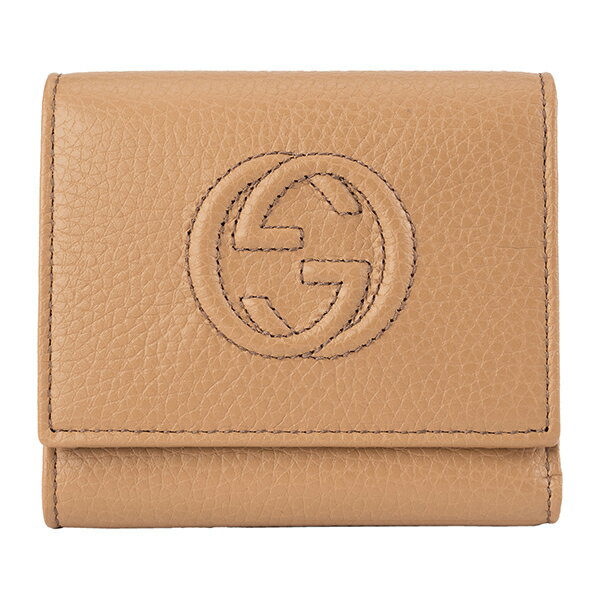 【最大5,000円OFFクーポン】グッチ 3つ折り財布 GUCCI ソーホー 598207 A7M0G 2754 ユニセックス ベージュ アウトレット