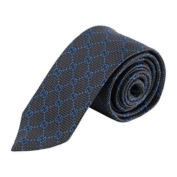 【最大30,000円OFFクーポン対象】グッチ ネクタイ GUCCI GGパターン 408865 4E002 4268メンズ ネイビー 紺