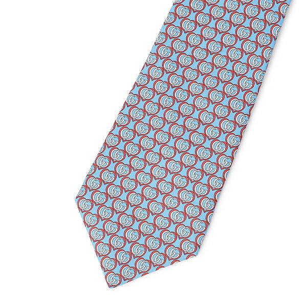 【最大5,000円OFFクーポン】グッチ ネクタイ GUCCI ジーアンドプリント 597236 4E001 4878メンズ アウトレット ブルー系