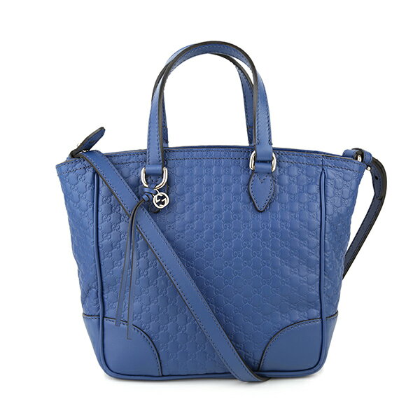 【超目玉商品★半額！さらに最大5000円OFFクーポン】グッチ ハンドバッグ GUCCI マイクログッチシマ 449241 BMJ1G 4231 レディース ブルー 青 アウトレット【当店通常価格 168,000円】のサムネイル