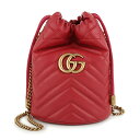 【P5倍4/20限定★さらに最大5000円クーポン対象】グッチ ショルダーバッグ GUCCI GGマーモント 575163 DTDRT 6433 レディース レッド 赤 アウトレット