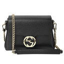 グッチ ショルダーバッグ GUCCI インターロッキングG 607720 CAO0G 1000レディース アウトレット ブラック 黒