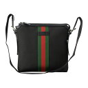 【最大5,000円OFFクーポン対象】グッチ ショルダーバッグ GUCCI ウェブ 631199 KWT7N 1060 メンズ ブラック 黒 アウトレット