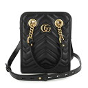 【最大5000円クーポン対象4/19まで】グッチ ショルダーバッグ GUCCI GGマーモント 696123 DTDHT 1000 レディース ブラック 黒 アウトレット