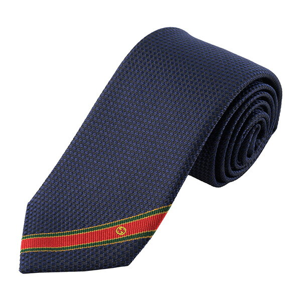 【最大5,000円OFFクーポン対象】グッチ ネクタイ GUCCI インターロッキングG 643945 4E002 4174メンズ ネイビー 紺