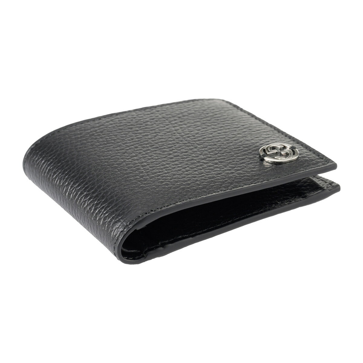 グッチ 2つ折り財布 GUCCI ダラーカーフ 610466 CAO2N 1000 レディース ブラック ...