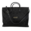 【P5倍5/9 20:00～5/10まで さらに最大5000円クーポン対象】グッチ トートバッグ GUCCI オフザグリッド 630353 H9HAN 1000 ユニセックス ブラック 黒 アウトレット