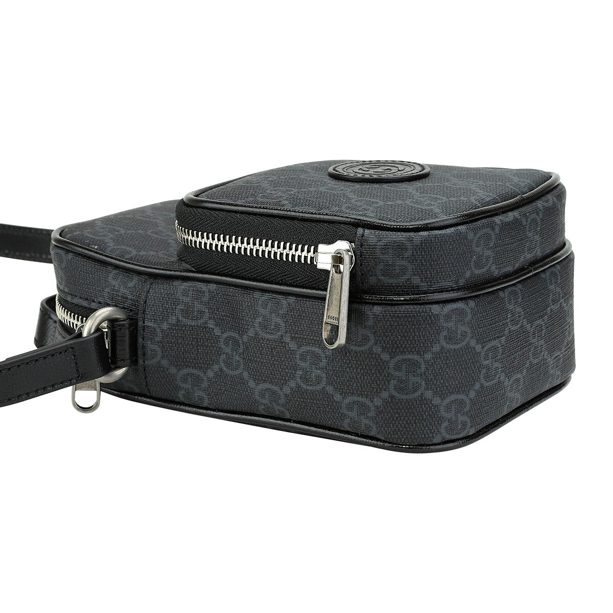 グッチ ショルダーバッグ GUCCI インターロッキングG 672952 92TCN 1000 ユニセックス アウトレット ブラック 黒【1万円で1,000円OFF★最大5,000円OFFクーポン配布中】 3