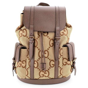 【P5倍10/30限定★さらに1,000円OFFクーポン】グッチ リュックサック GUCCI ジャンボ GG 678829 UKMEG 2569 ユニセックス ベージュ
