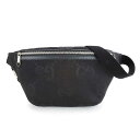 【最大5,000円OFFクーポン対象】グッチ ウエストバッグ・ボディバッグ GUCCI ジャンボ GG 696031 FABRP 1000 ユニセックス ブラッ...