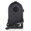 【最大5,000円OFFクーポン対象】グッチ ショルダーバッグ GUCCI GGスプリーム 724357 92TCF 1000 ユニセックス ブラック 黒
