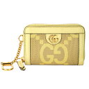 【P5倍5/20限定★最大5,000円OFFクーポン】グッチ カードケース GUCCI オフィディア ジャンボGG 726503 UKMBG 8480レディース ベージュ イエロー 黄(4)