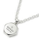 グッチ ネックレス（レディース） 【GWスペシャル★最大10,000円OFFクーポンあり】グッチ ネックレス GUCCI トレードマーク 779175 J8400 8106 レディース シルバー 銀