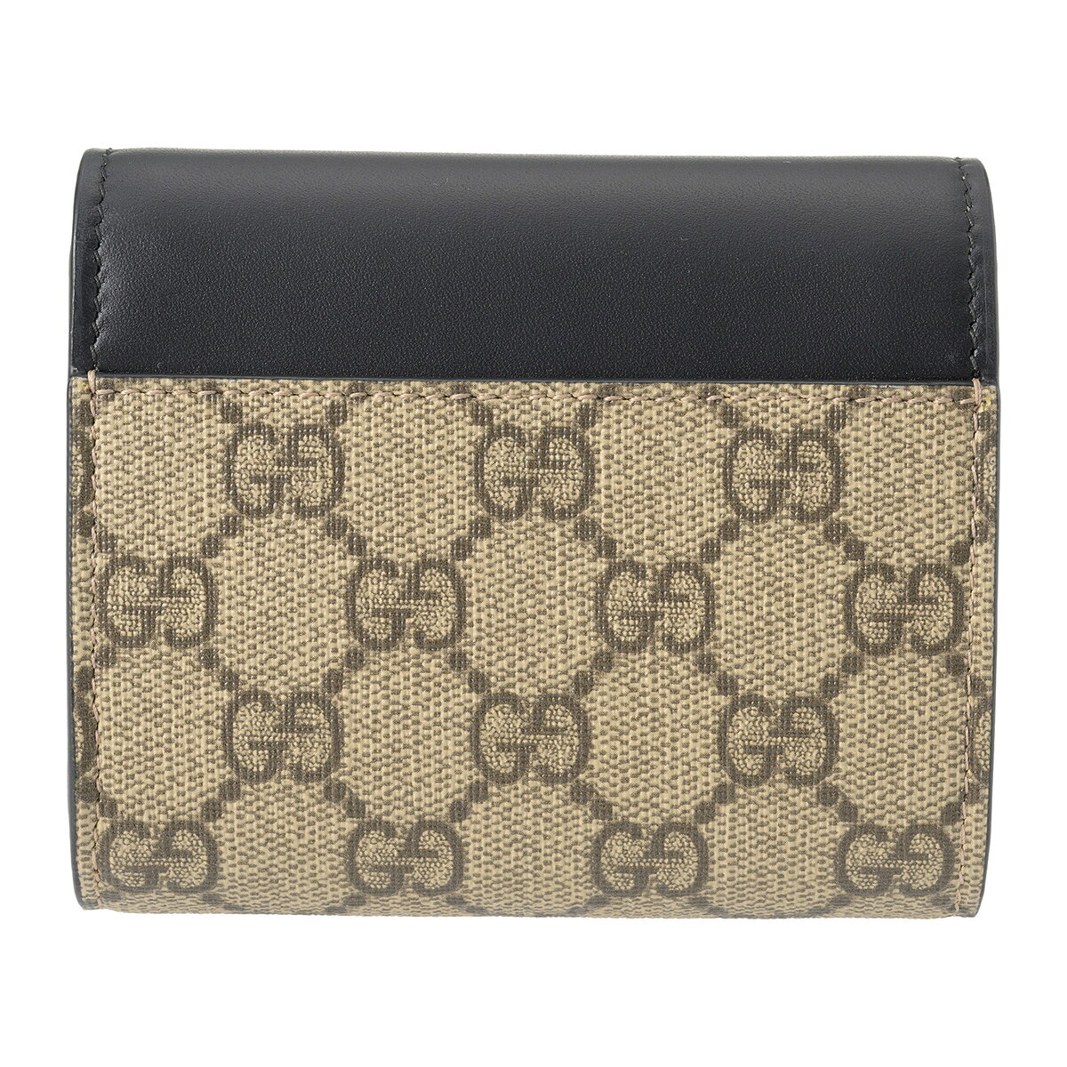 グッチ 2つ折り財布 GUCCI GGスプリーム 779799 KLQIG 8575 レディース ブラック ...