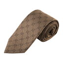 グッチ ネクタイ GUCCI GGパターン 790227 4E009 2764 メンズ ブラウン 茶 ベージュ