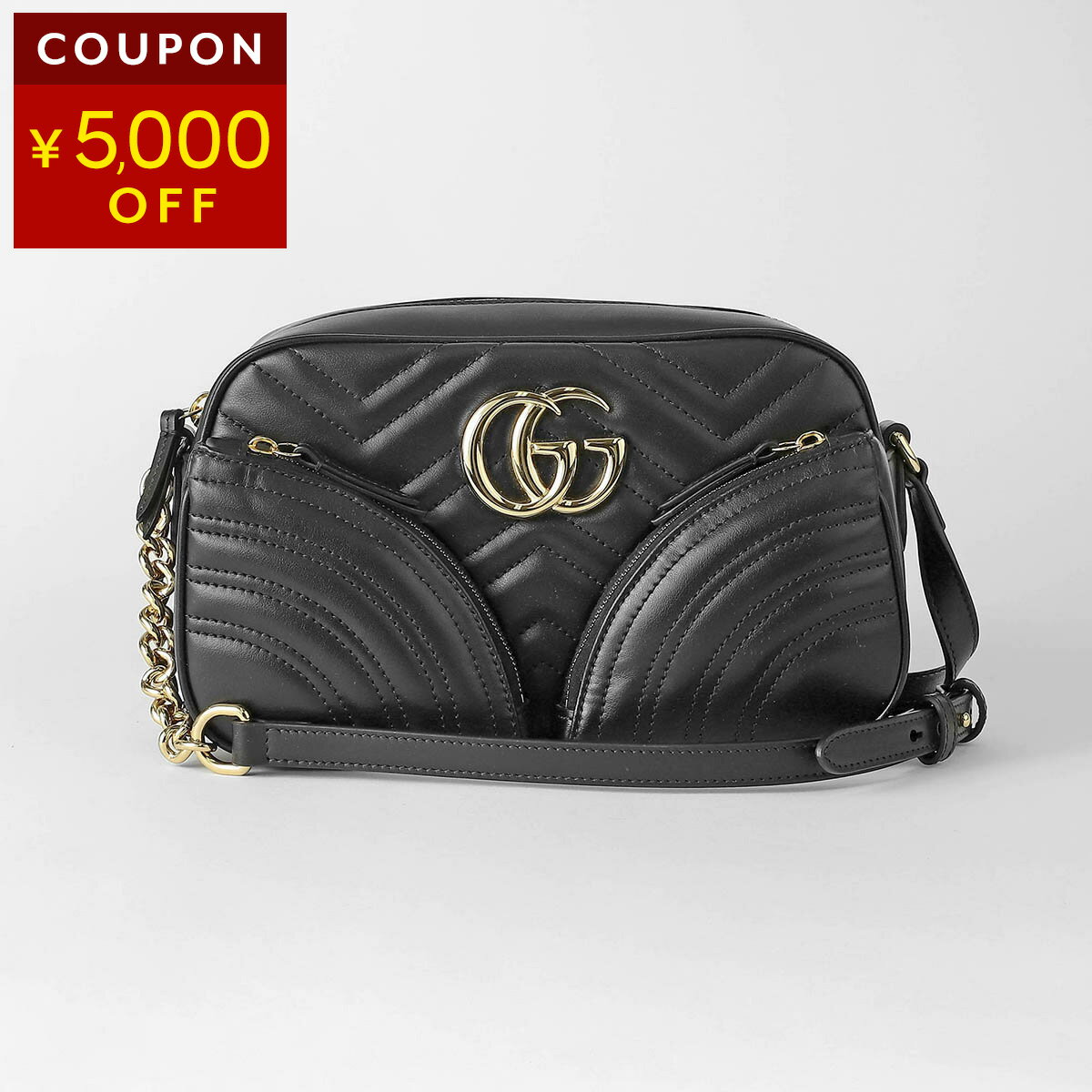 樂天商城 - グッチ ショルダーバッグ GUCCI GGマーモント 798715 AADPJ 1000 レディース ブラック 黒【P5倍★4/14 20:00〜4/15 23:59まで！さらに1万円で1,000円OFF★最大5,000円OFFクーポン配布中】