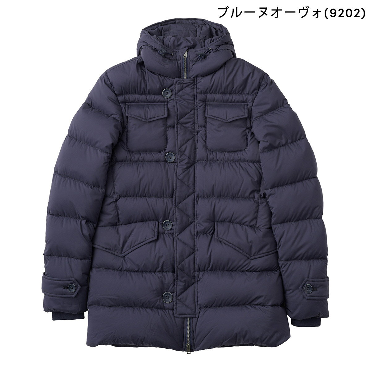 楽天市場】herno コート（カラーブルー）（メンズファッション）の通販