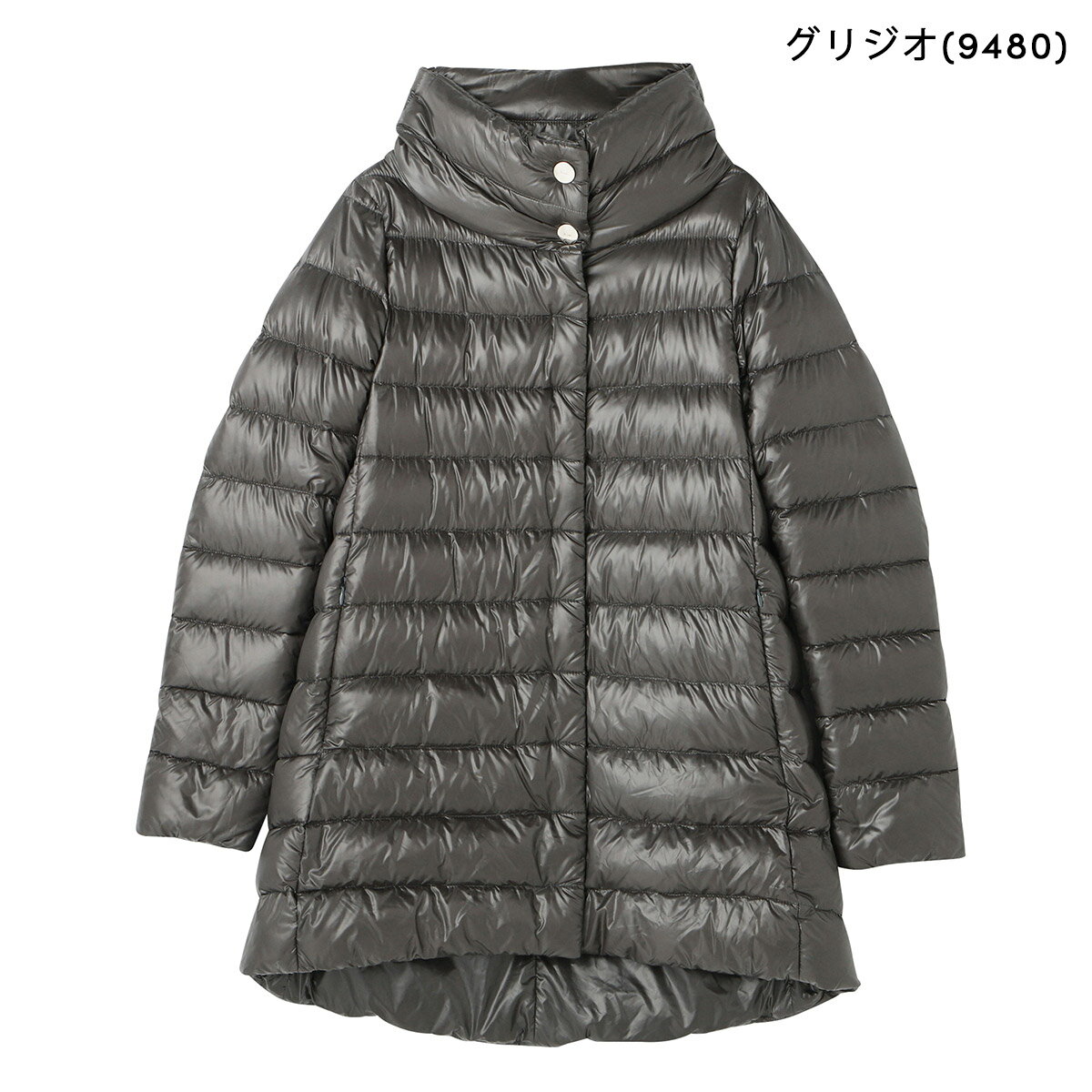 楽天市場】HERNO ダウンコート（カラーグレー）（レディース