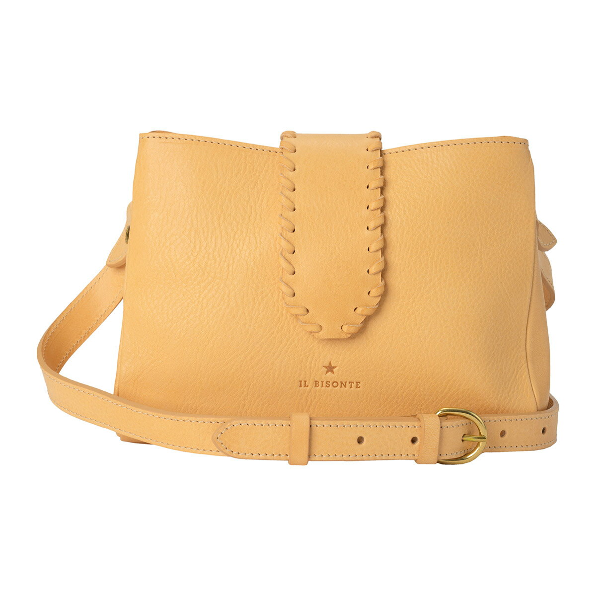 ショルダーバッグ イルビゾンテ ショルダーバッグ IL BISONTE ラ フィアバ BCR341 PV0001 NA277B レディース ベージュ【P5倍3/10〜3/11 01:59まで!さらに1,500円OFF★スーパーSALEクーポン】