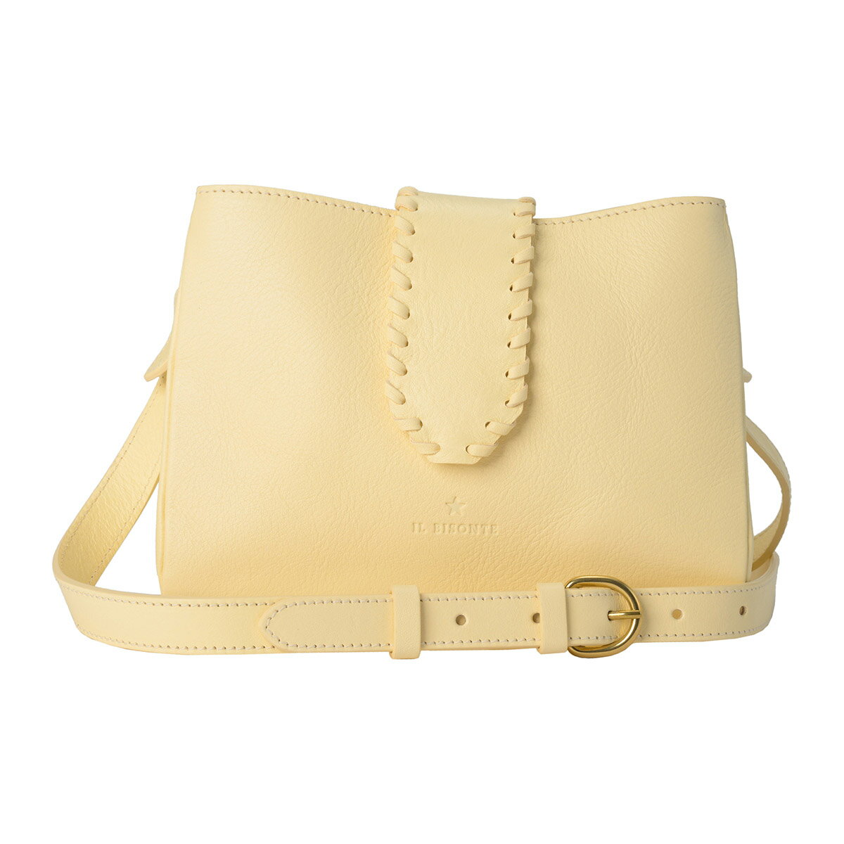 イルビゾンテ ショルダーバッグ IL BISONTE ラ フィアバ BCR341 PV0001 WH192B レディース ホワイト 白【1万円で1,000円OFF★最大5,000円OFFクーポン配布中】