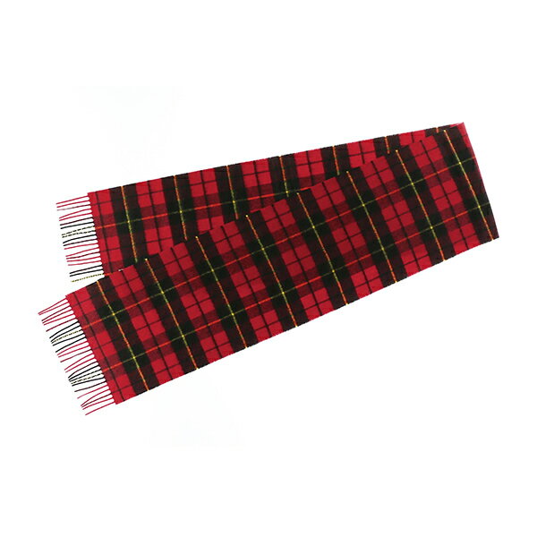 【10%OFF楽天スーパーSALE対象★最大5000円OFFクーポン】ジョンストンズ マフラー・ストール WA000016 KU0099 カシミア ユニセックス レッド系 マルチ 赤【送料無料】【当店通常価格 13800円】