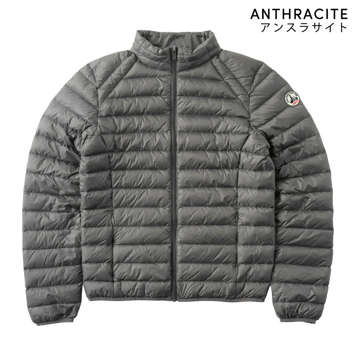 JOTT フード付きグレー ダウンジャケット　M 美品 JOTT（ジョット） ヌール ダウンジャケット ダウンコート ライトダウン