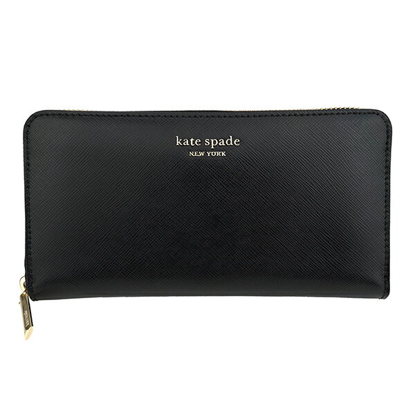 【最大3000円OFFクーポン★5/7(金)14：00まで】ケイトスペード 長財布(ラウンドファスナー) kate spade PWR00281 001 財布 スペンサー SPENCER ジップ アラウンド コンチネンタル ウォレット レディース BLACK(ブラック) ブラック 黒【 送料無料】