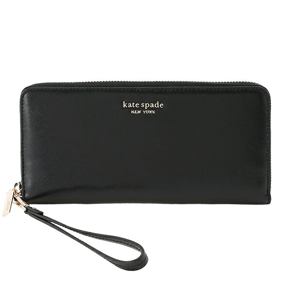 ケイトスペード 財布（レディース） 【10%OFF★楽天スーパーSALE対象】ケイトスペード 長財布(ラウンドファスナー) kate spade スペンサー PWR00287 001 レディース ブラック 黒