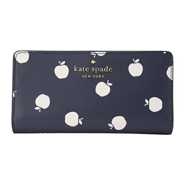 ケイト・スペード ニューヨーク 財布（レディース） 【最大5,000円OFFクーポン対象】ケイトスペード 長財布 kate spade ステイシー K8306 960 レディース ネイビー 紺 マルチ