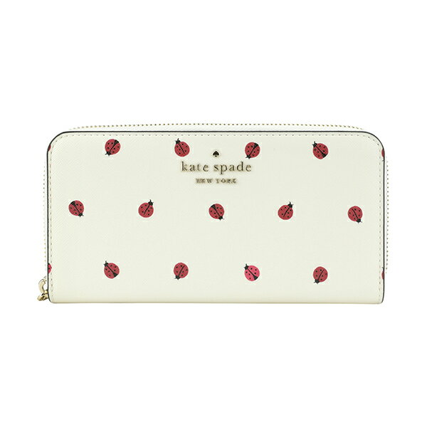 ケイトスペード 財布（レディース） 【最大5,000円OFFクーポン】ケイトスペード 長財布 kate spade ステイシー KA566 250 レディース オフホワイト系 白