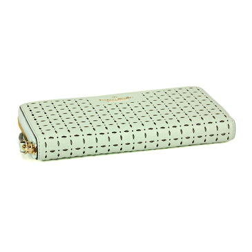 ケイトスペード 長財布(ラウンドファスナー) kate spade PWRU4879 380 財布 ミルトン レーン MILTON LANE LACEY レディース MINT SPLASH(ミントスプラッシュ) グリーン 黄緑 クリスマス カットアウトレザー フェミニン キュート【 ケートスペード 送料無料】