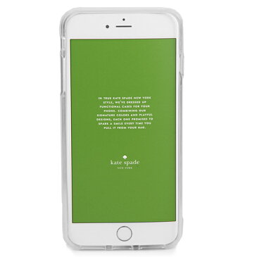 【30%OFF楽天スーパーSALE対象☆】ケイトスペード iPhone7 Plus/iPhone8 Plus スマートフォンケース kate spade 8ARU1923 915 ブランド小物 アイフォンケース IPHONE CASES LE PAVILLION CLEAR IPHONE 7 Plus CASE レディース CLEAR/GOLD クリア/ゴールド 金 クリスマス 透明